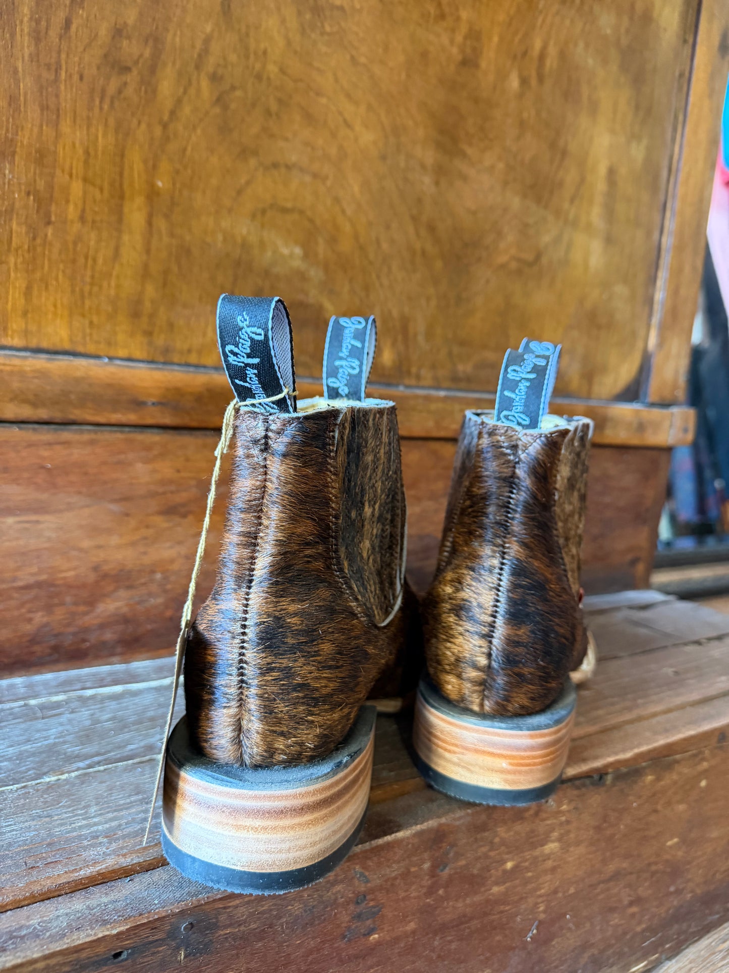 Brindle Booties Size: 8