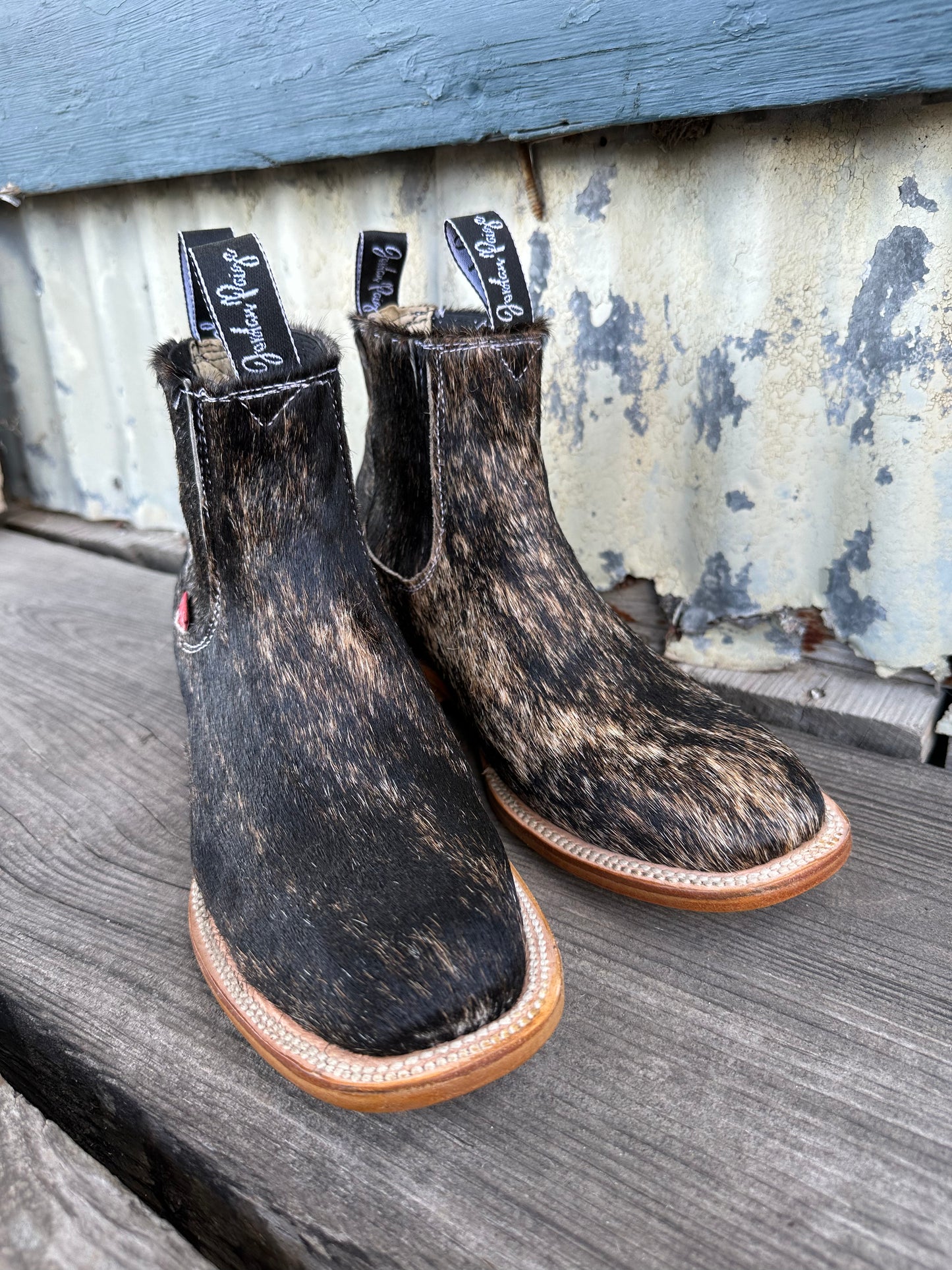 Brindle Booties Size: 9.5