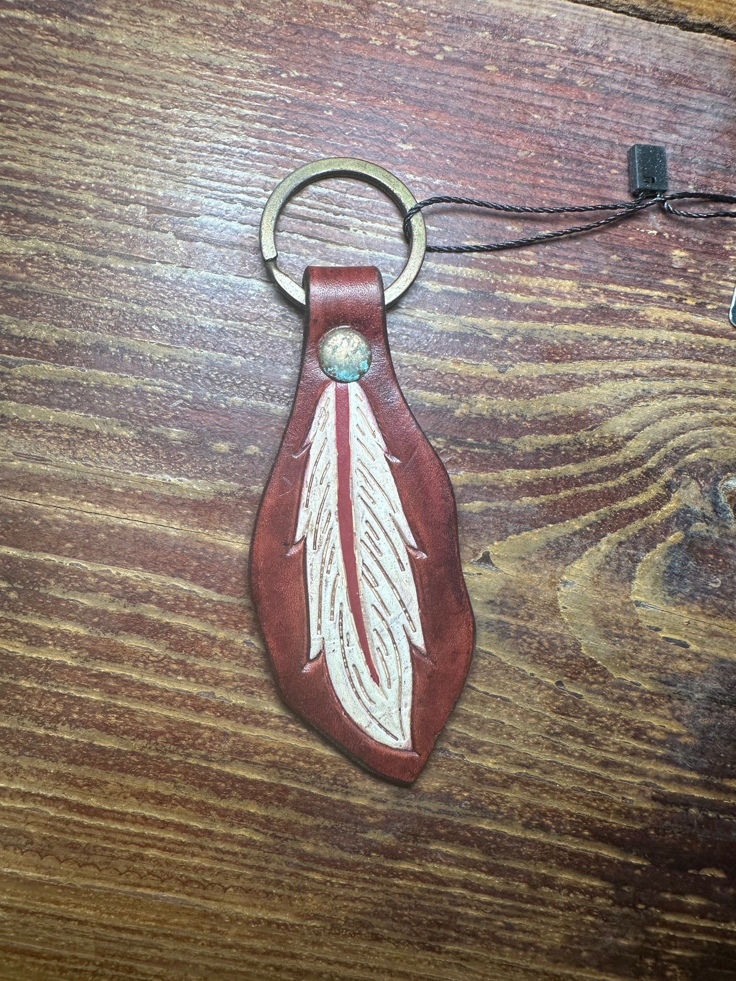 Feather Key Chain