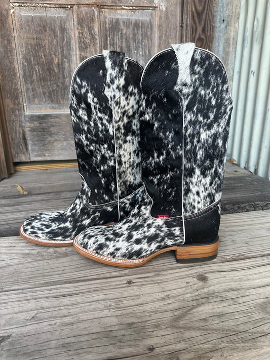Black & White Speckled Boots Size: 11.5