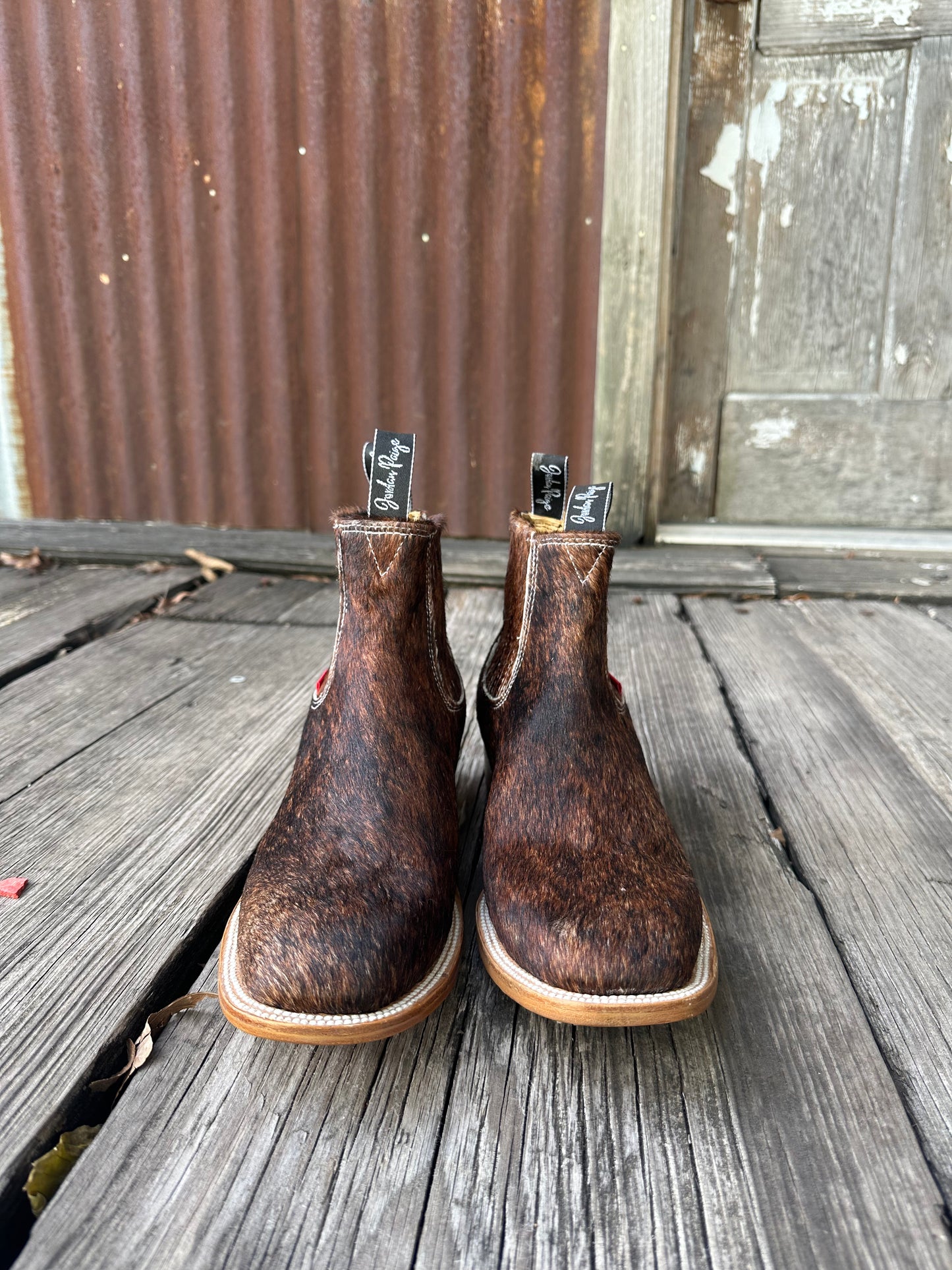 Brindle Booties Size: 12