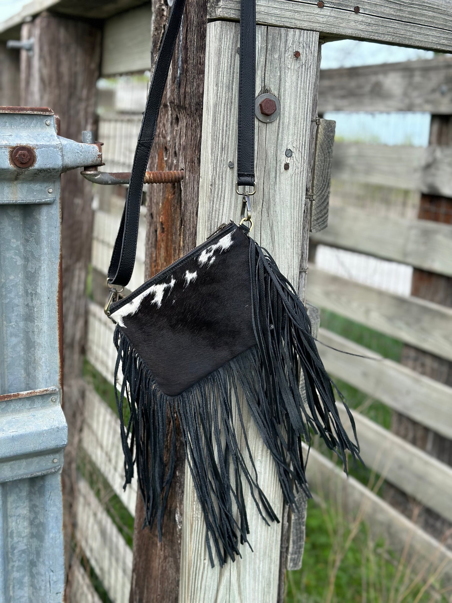 Small Cowhide Crossbody Purse