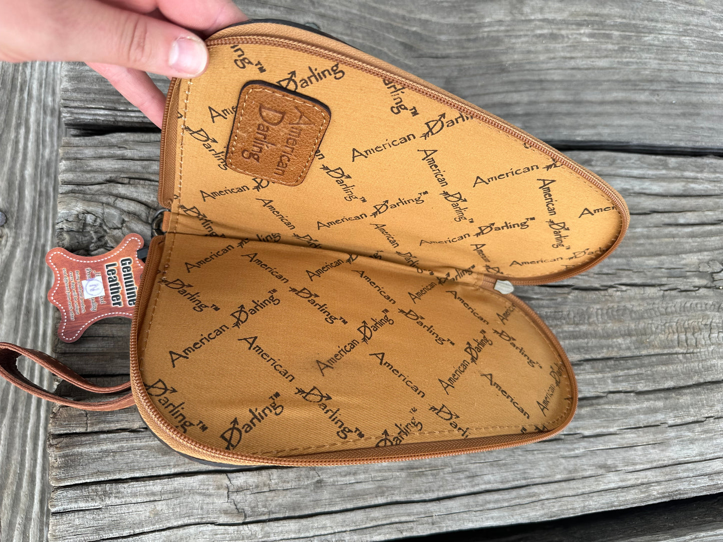 Tooled Leather Pistol Case