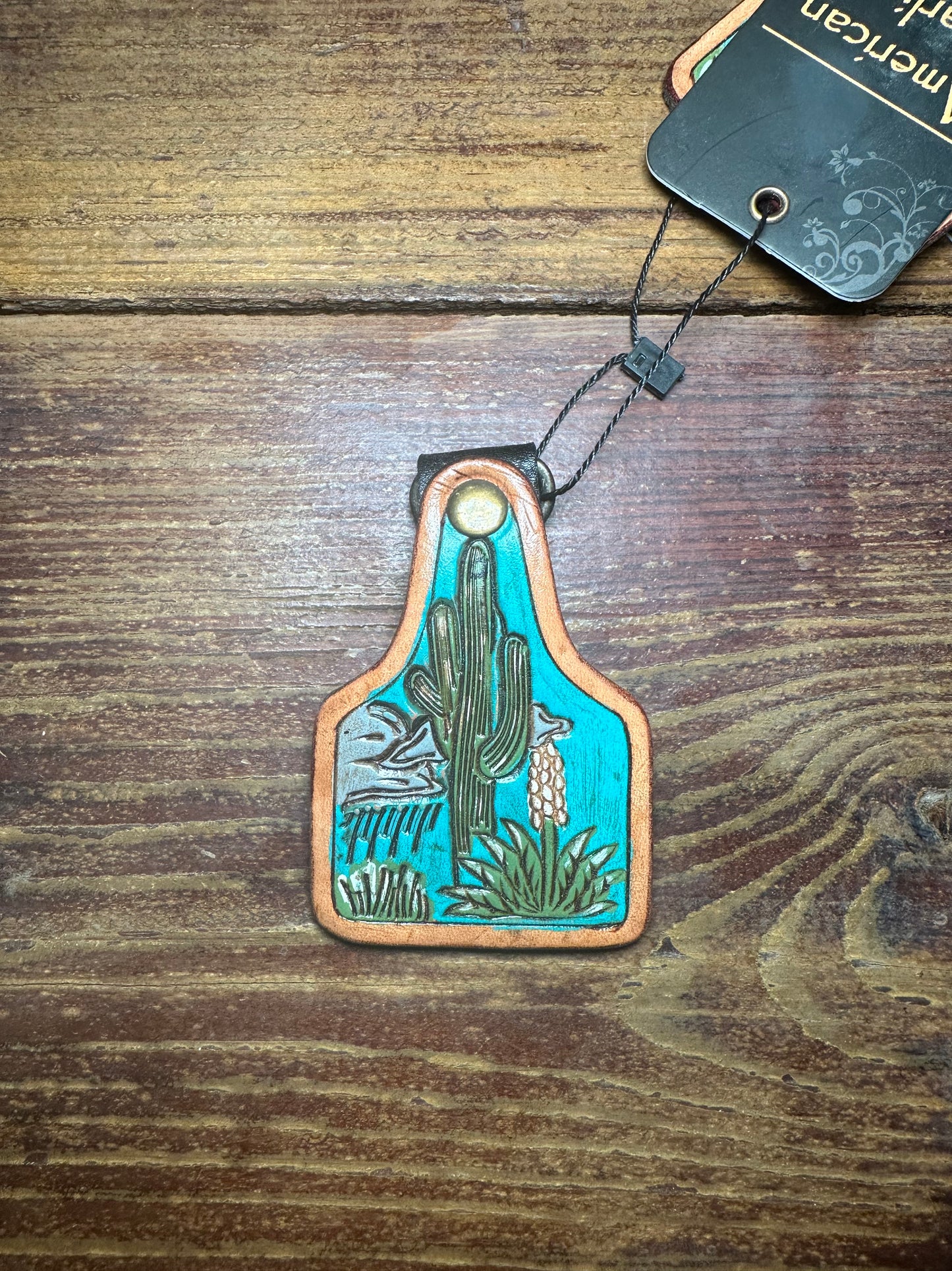 Agave Tooled Key Chain