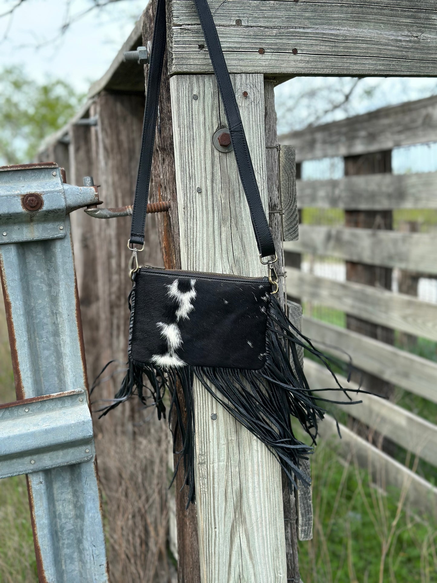 Small Cowhide Crossbody Purse