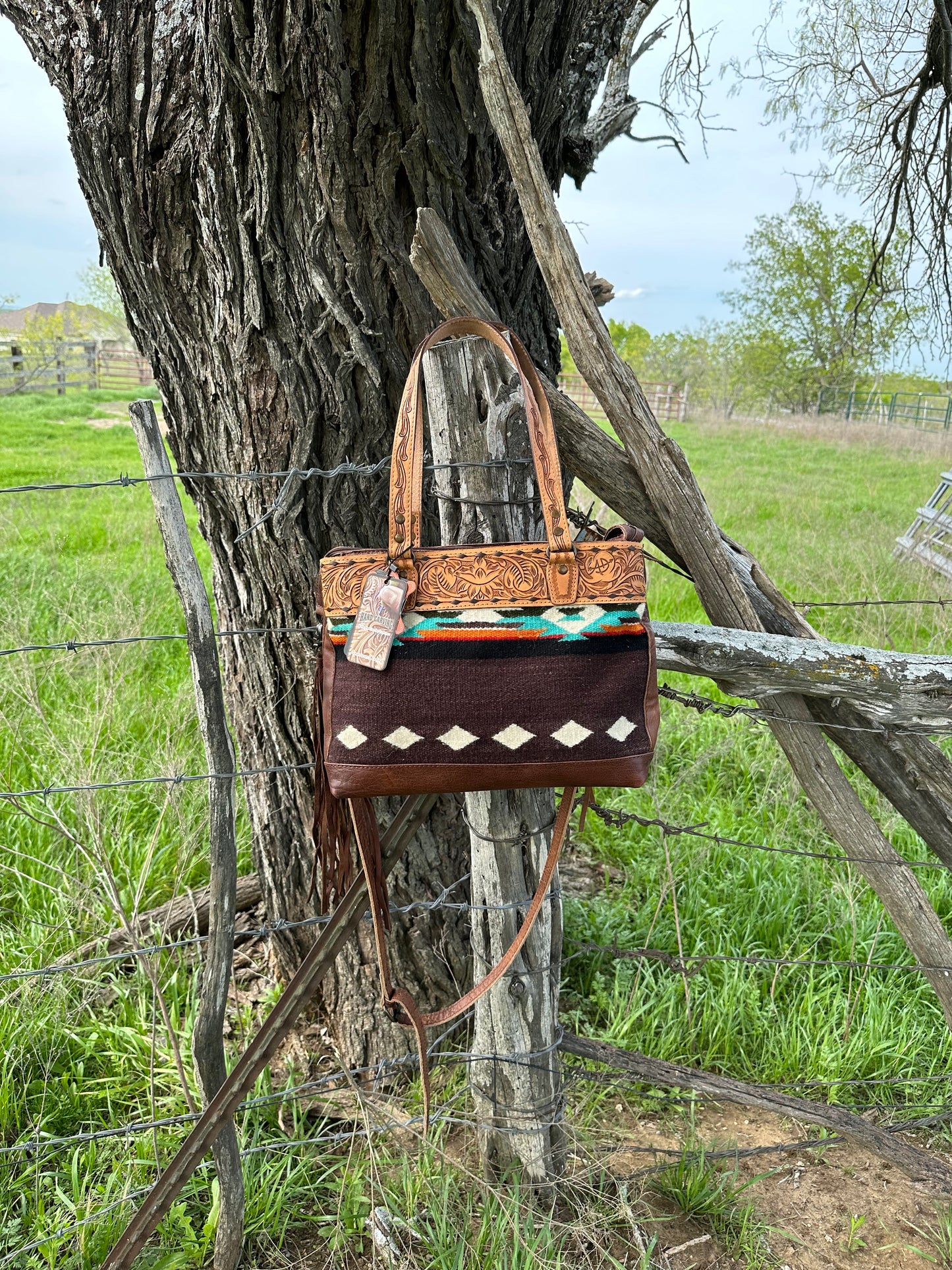 Saddle Blanket/ Crossbody Tote