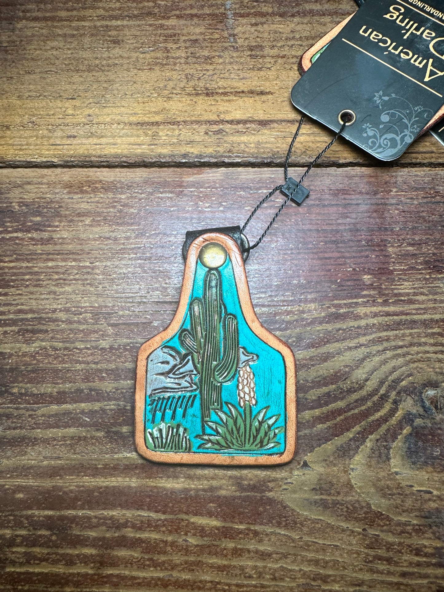 Agave Tooled Key Chain