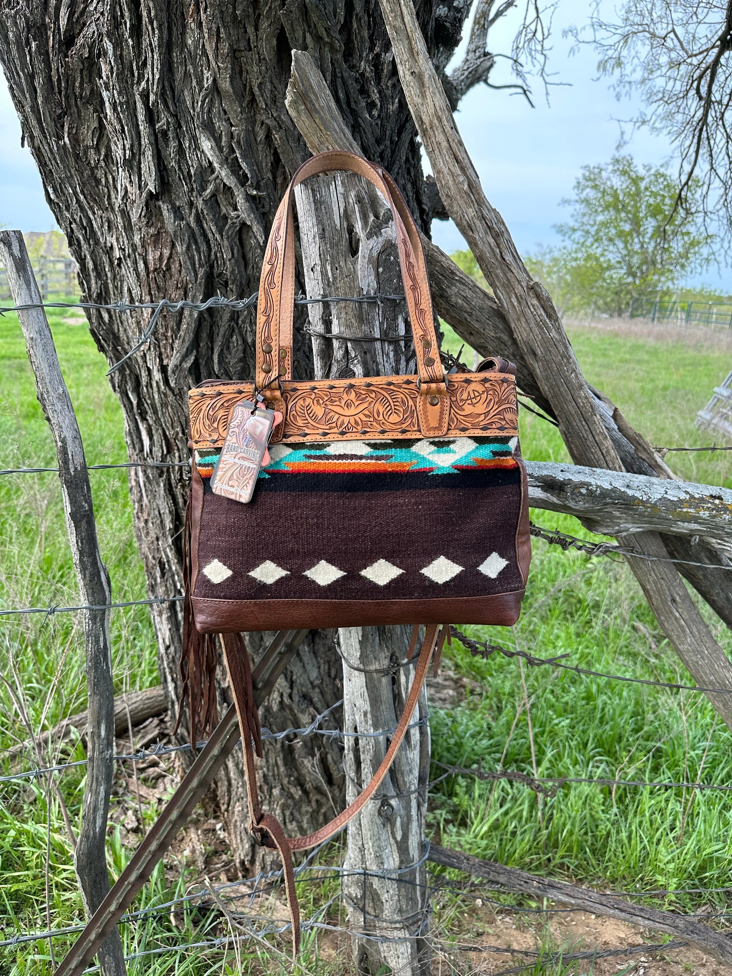 Saddle Blanket/ Crossbody Tote