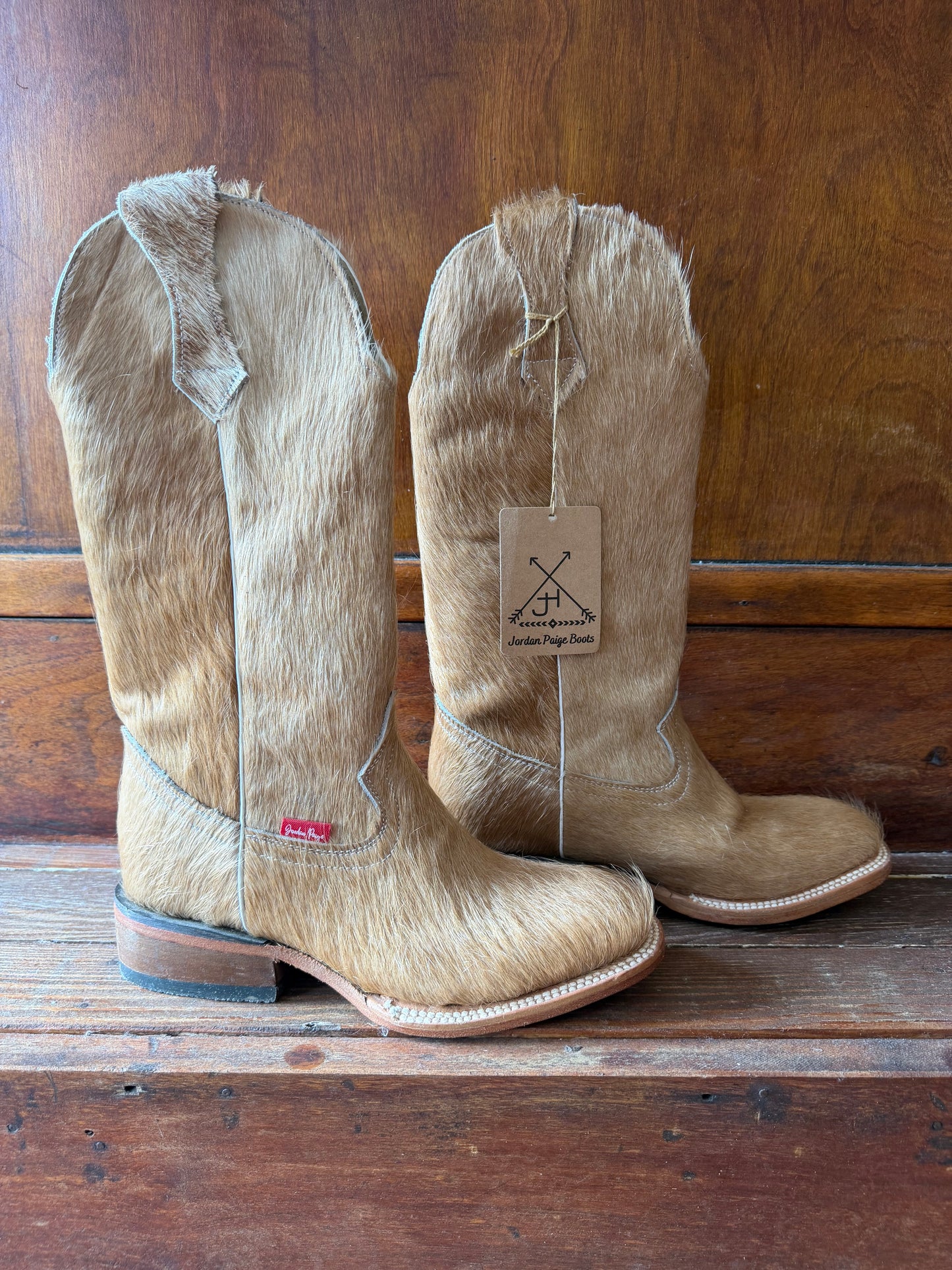 Tan/ Light Brindle Boots Size: 6.5