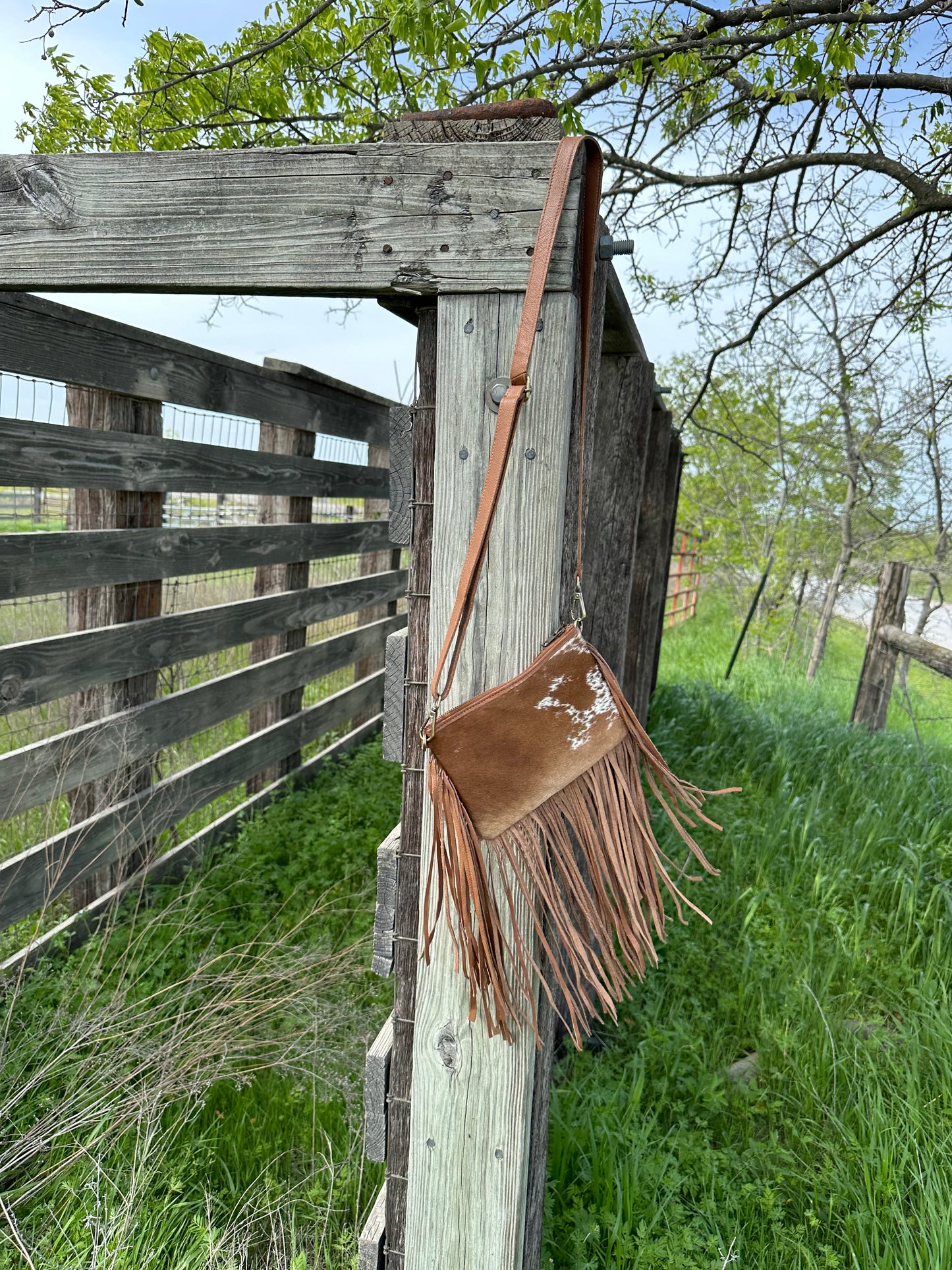 Cowhide Crossbody