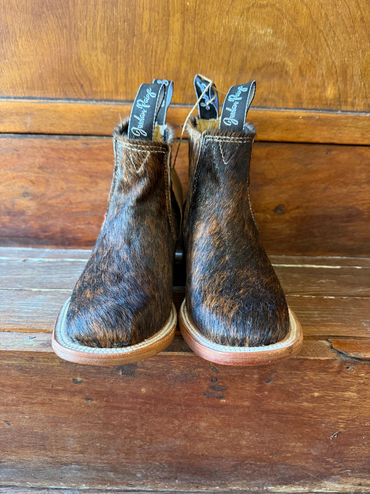 Brindle Booties Size: 6