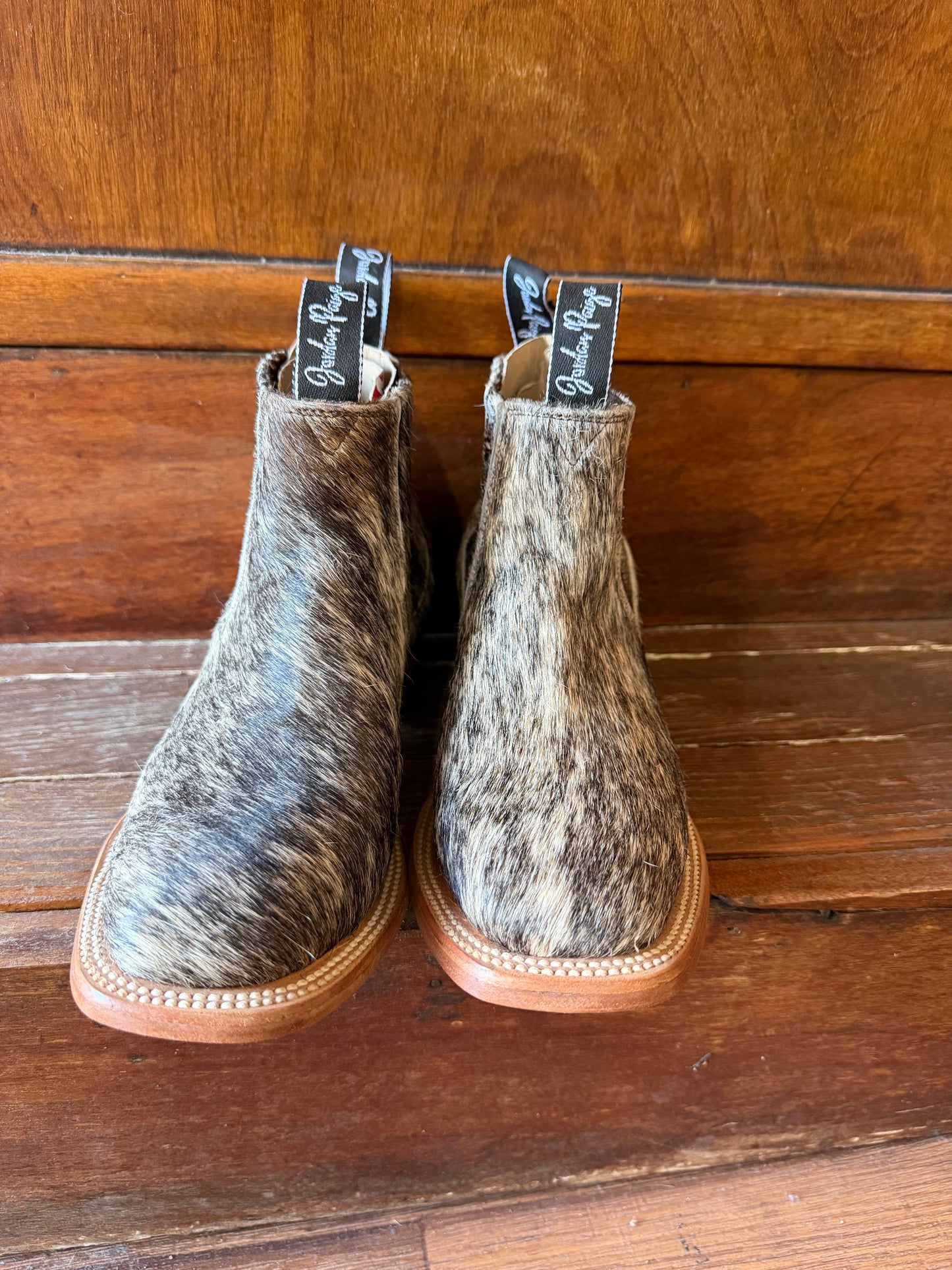 Brindle Booties Size: 8