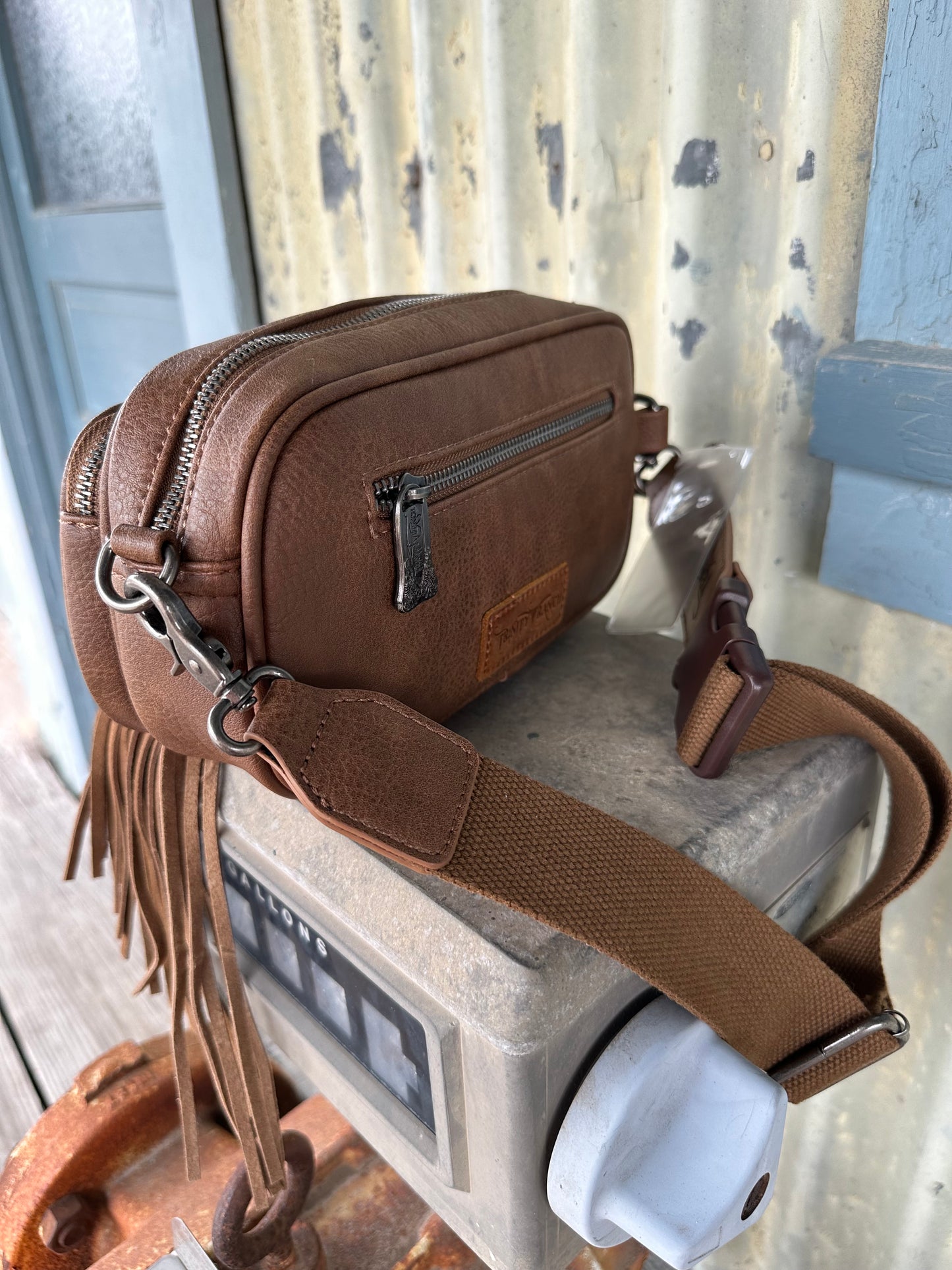 Tooled Leather Fanny Pack