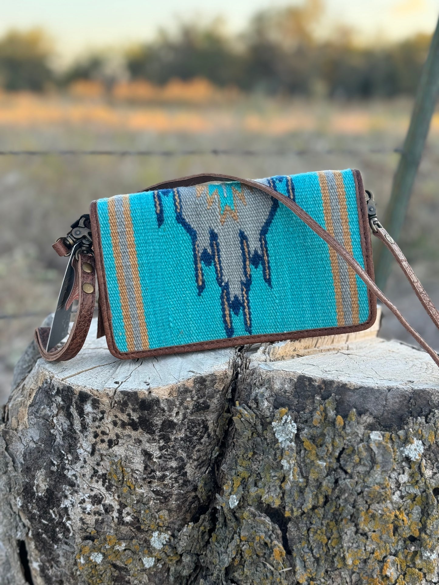 Saddle Blanket Crossbody/ Wallet