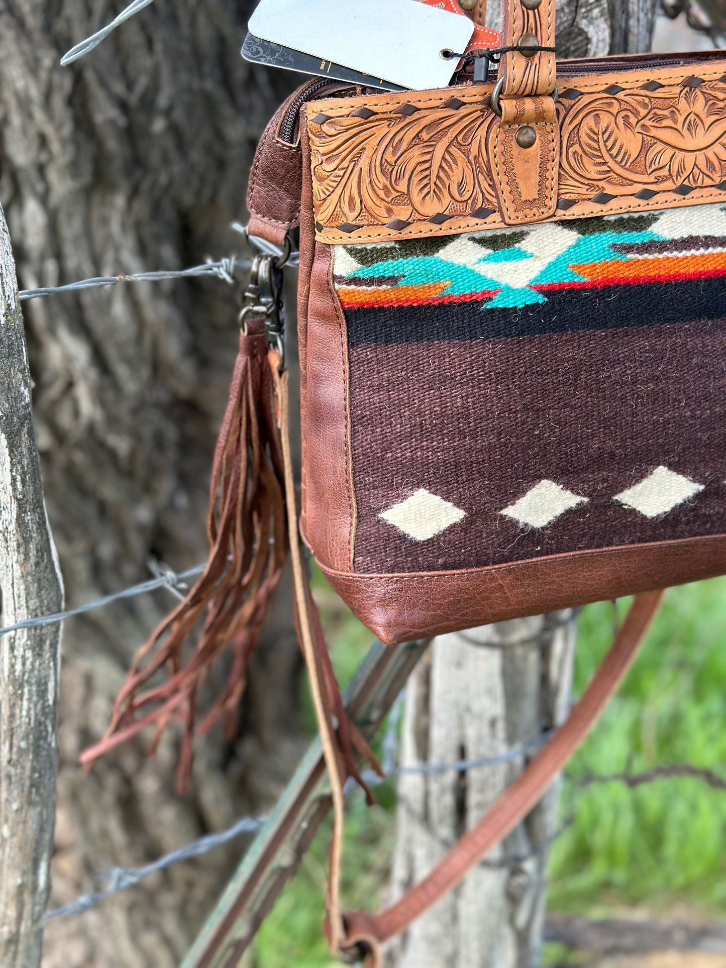 Saddle Blanket/ Crossbody Tote