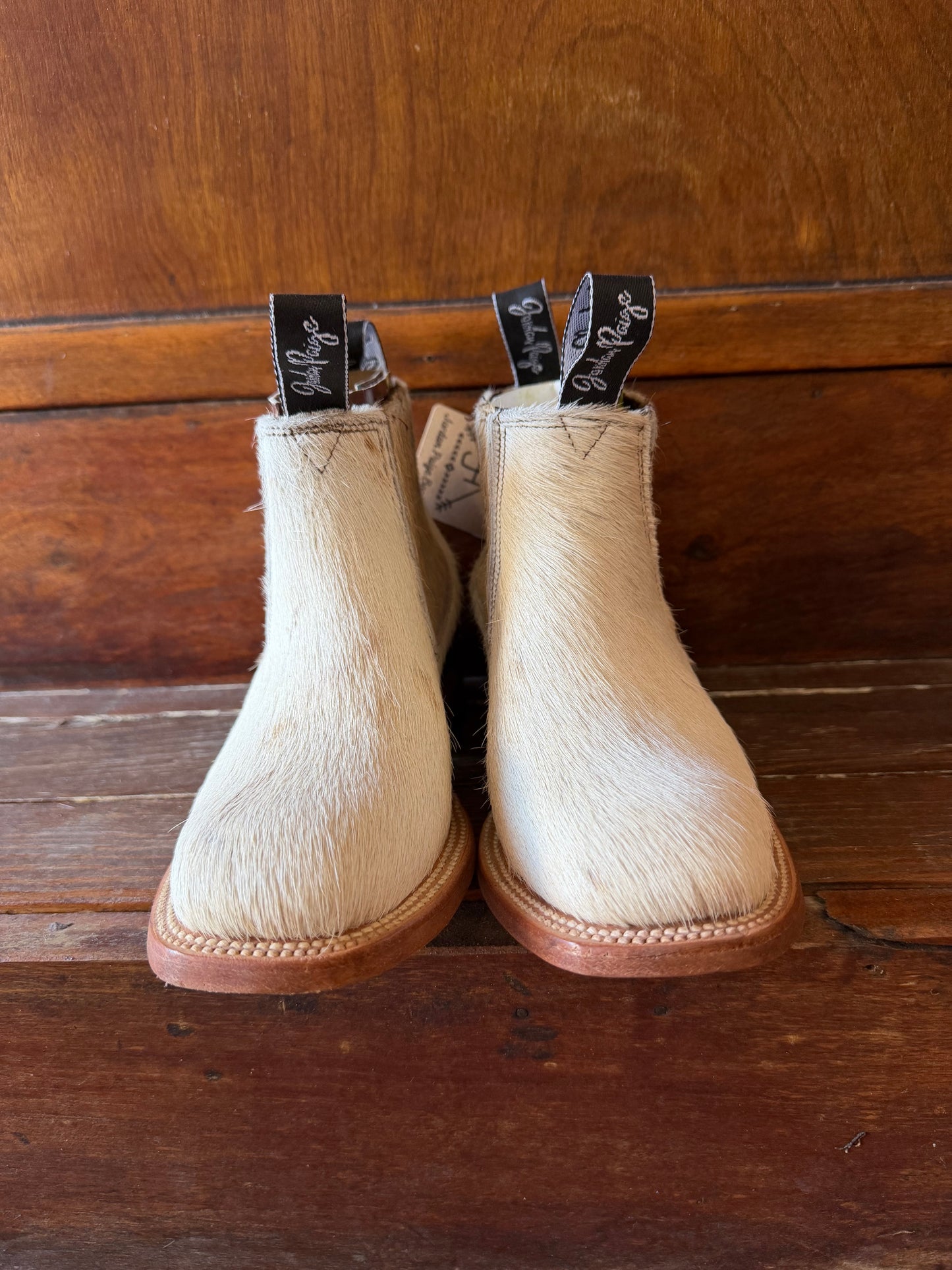 White Booties Size: 6