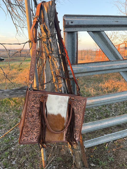 Cowhide Crossbody/Tote