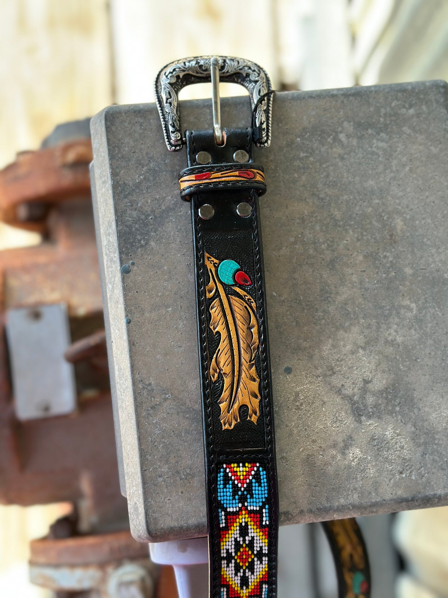 Beaded Belt 32”