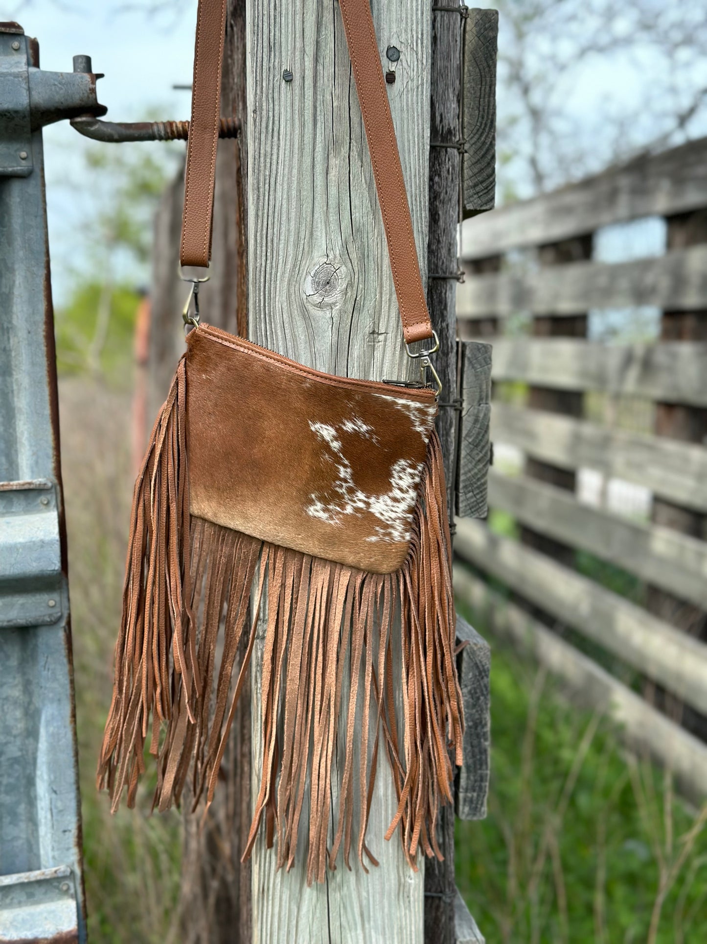 Cowhide Crossbody