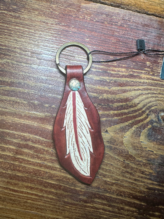 Feather Key Chain