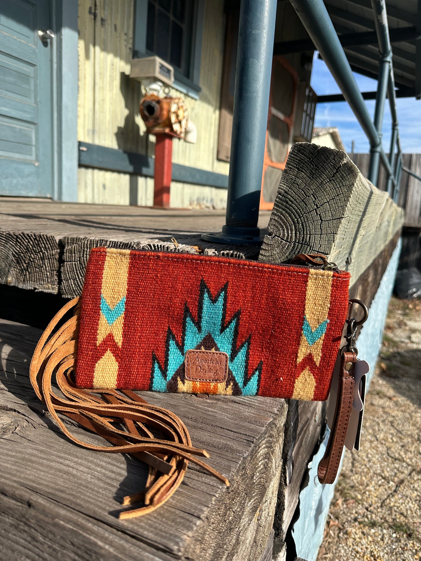 Saddle Blanket Wristlet