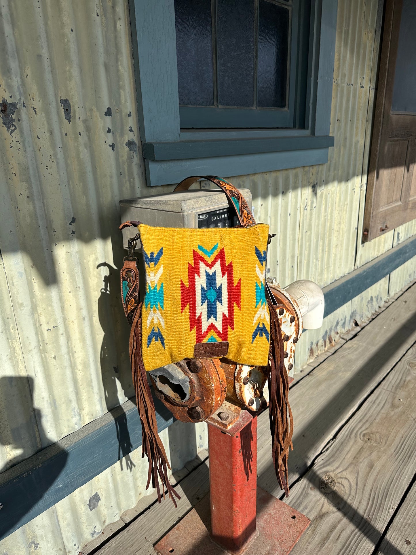 Salty Cactus Tooled Crossbody