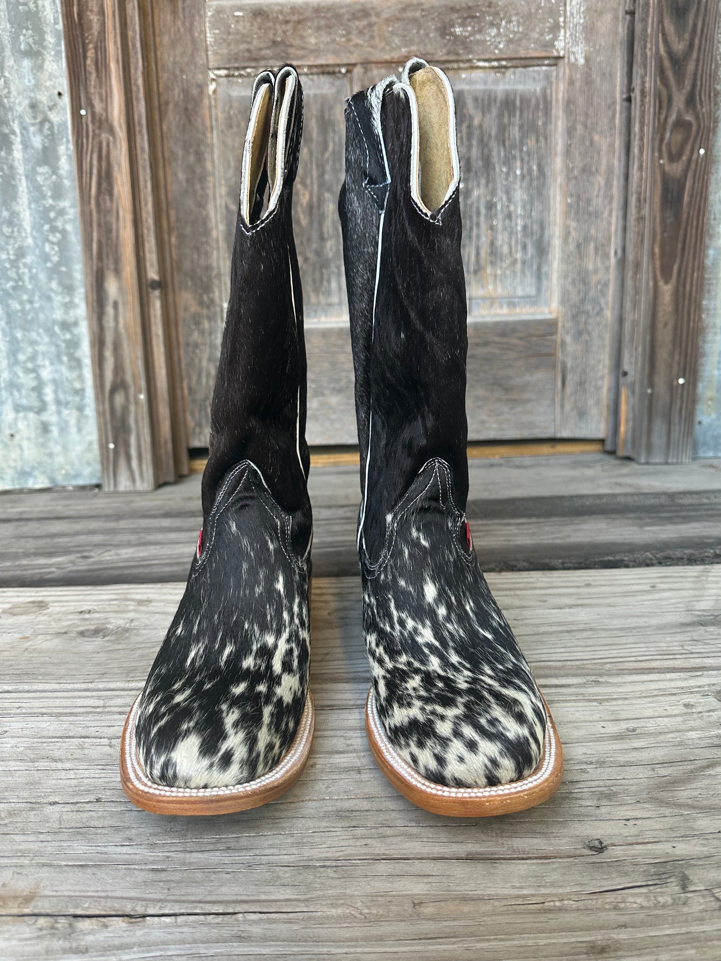 Black & White Boots Size: 11.5