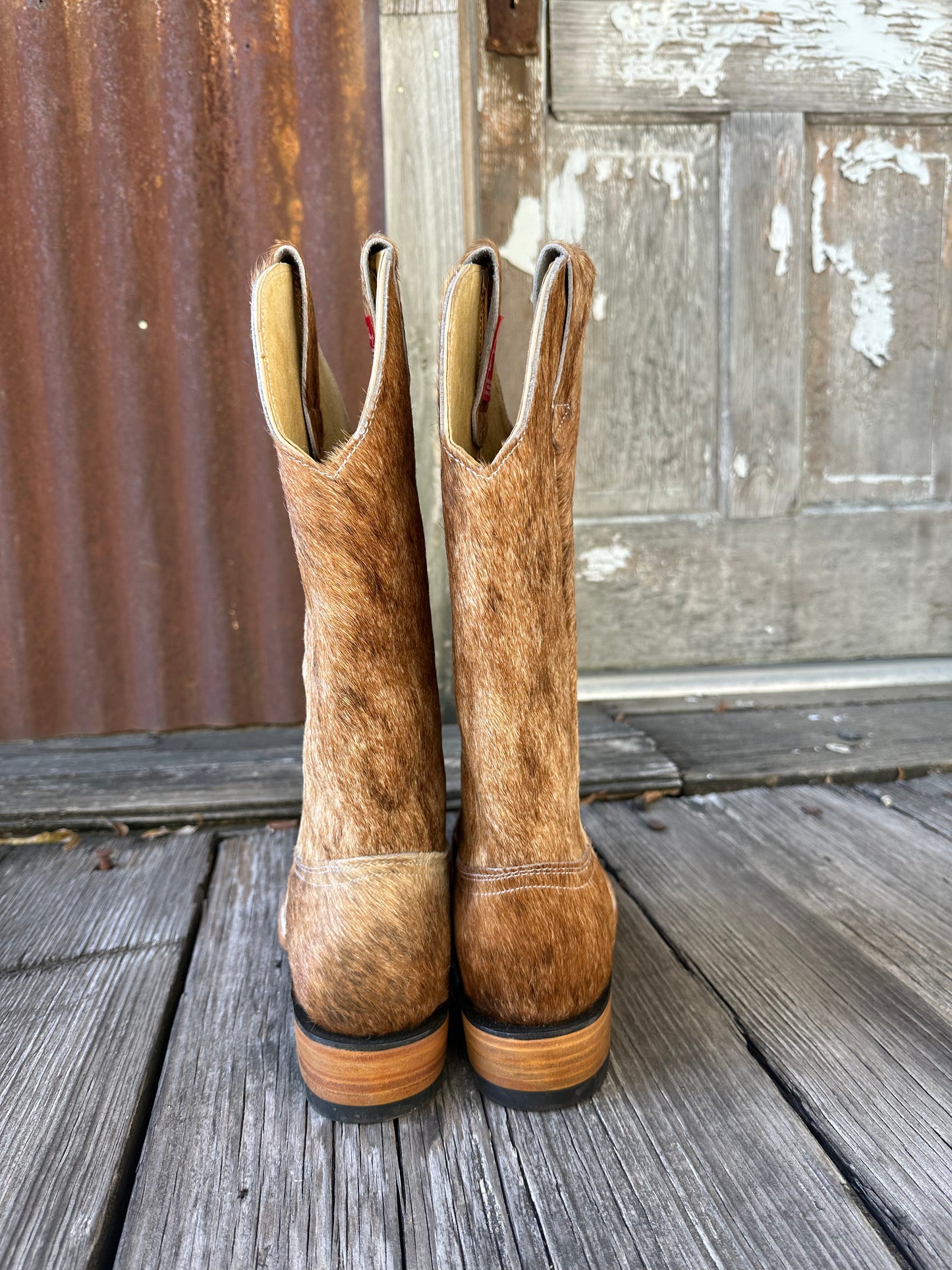 Tan/Light Brindle Boots Size: 12