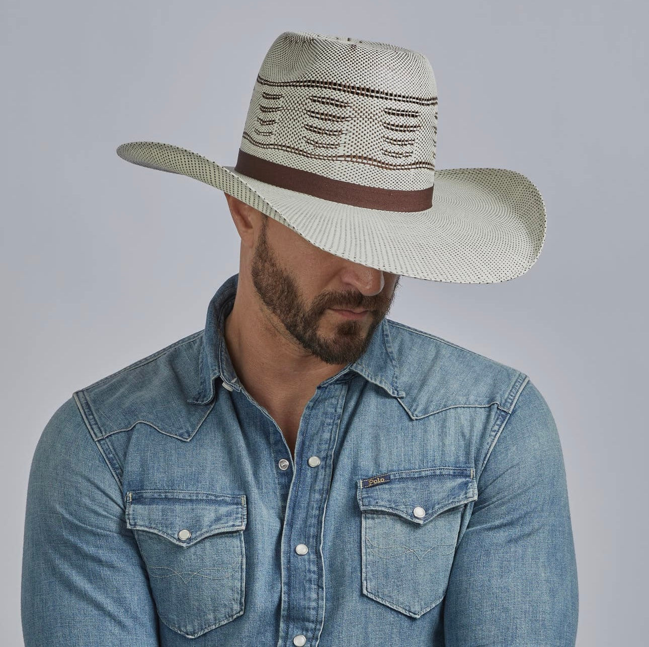 Trail Boss Straw Cowboy Hat