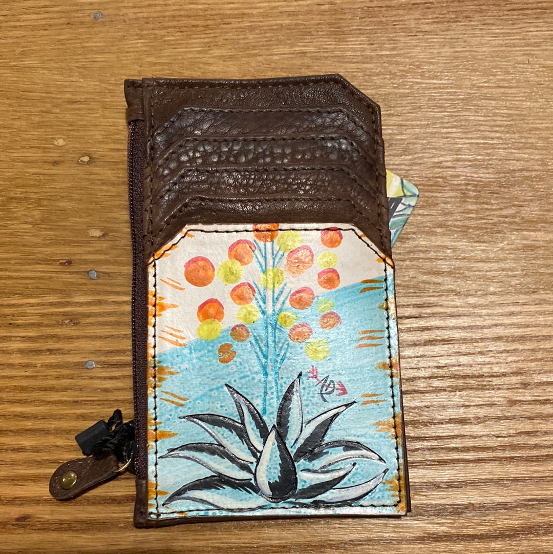 Painted Agave Card Holder